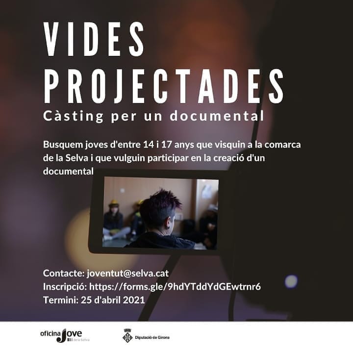 Vides projectades, càsting per un documental