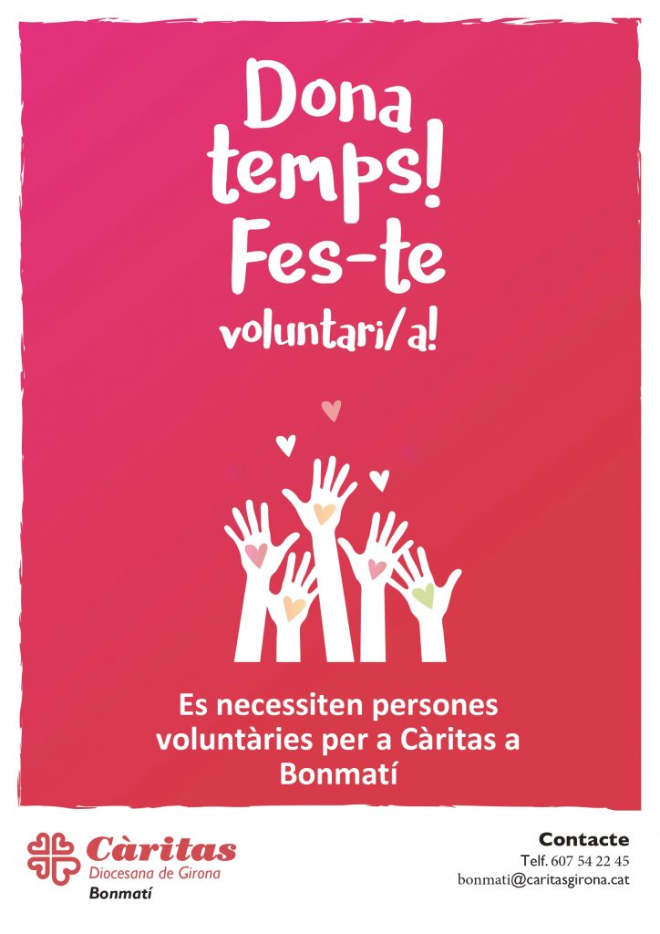 Dona temps! Fes-te voluntari/a!