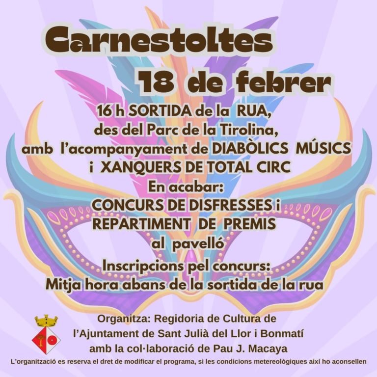 Carnestoltes a Bonmatí